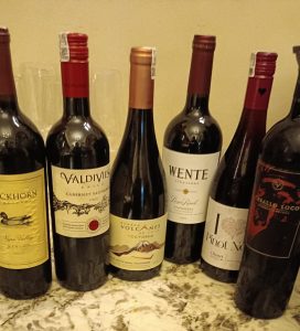 Some of the wined tasted